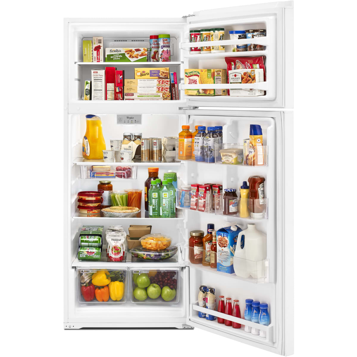 Whirlpool WRT518SZFW 28" 18 cu. ft. Top Freezer Refrigerator in White