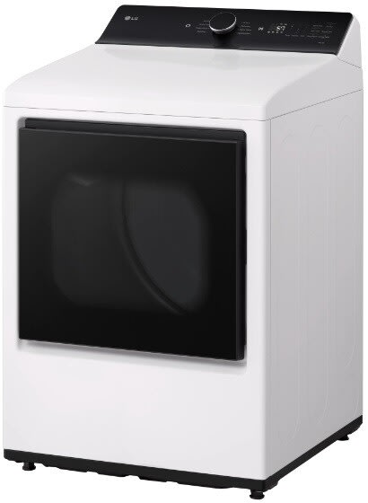 LG DLE8400WE electric dryer drum interior view