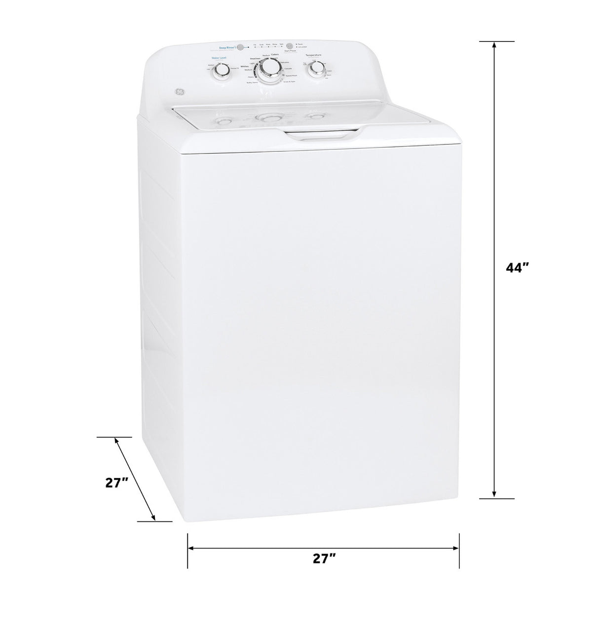 GE GTW325ASWWW washer detail