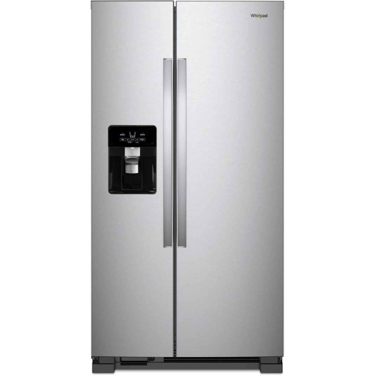 Whirlpool WRS325SDHZ 36 in. Side-by-Side Refrigerator - front view | Varouj Appliances