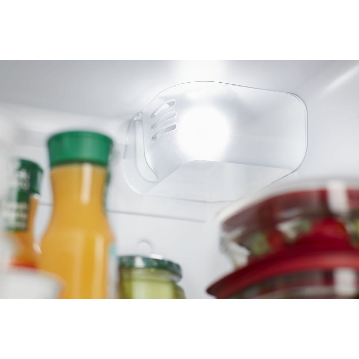 Whirlpool WRS325SDHZ 36 in. Side-by-Side Refrigerator - LED interior lighting detail | Varouj Appliances