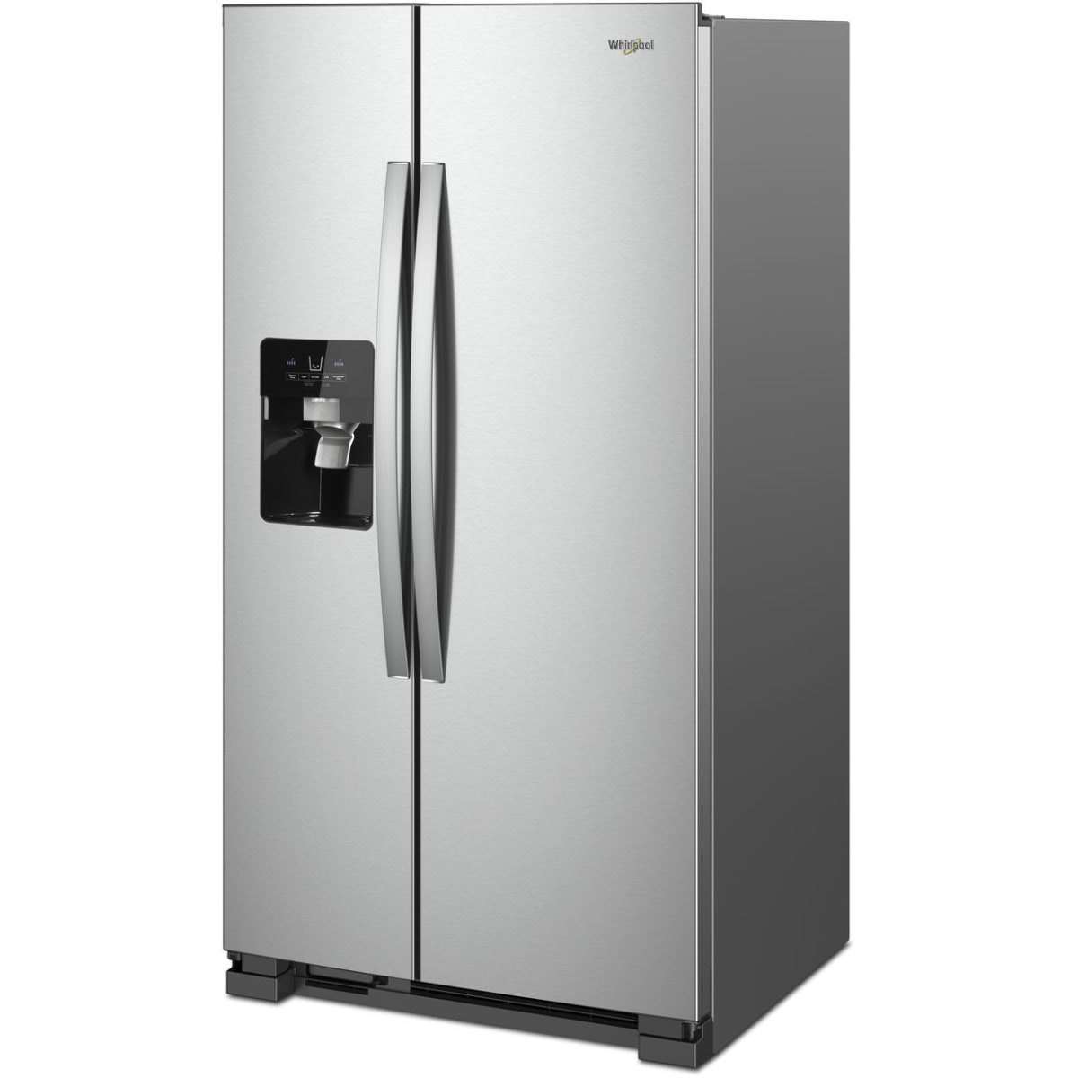 Whirlpool WRS325SDHZ 36 in. Side-by-Side Refrigerator - right angle view | Varouj Appliances