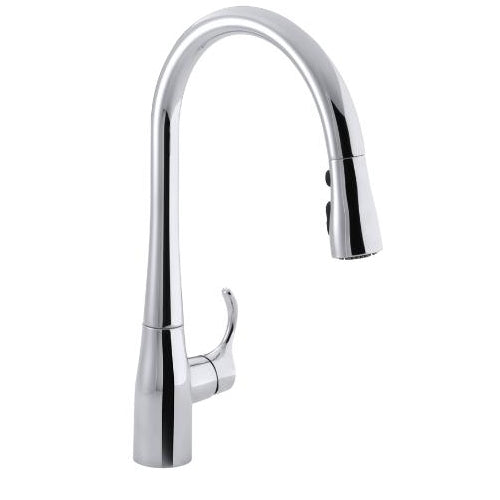 Kohler K596-CP "Simplice" Pull-Out Spray Kitchen Faucet