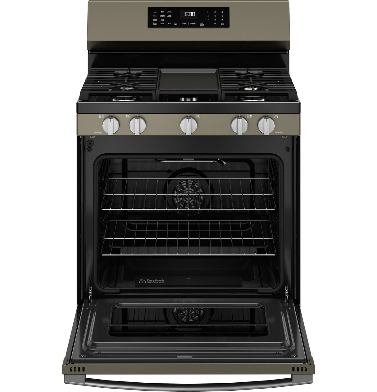 GE GGF600AVES gas range - oven interior