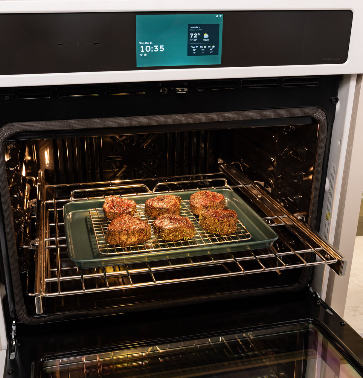 Café CTD90DP4ZW2 Professional Series 30 inch Double Wall Oven Matte White view 9
