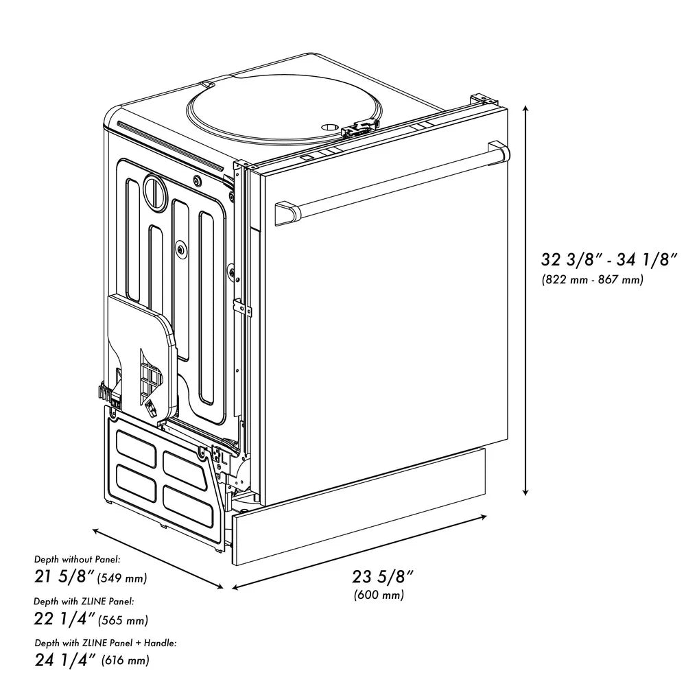 ZLINE DW771324 Dishwasher in Stainless Steel - image 4