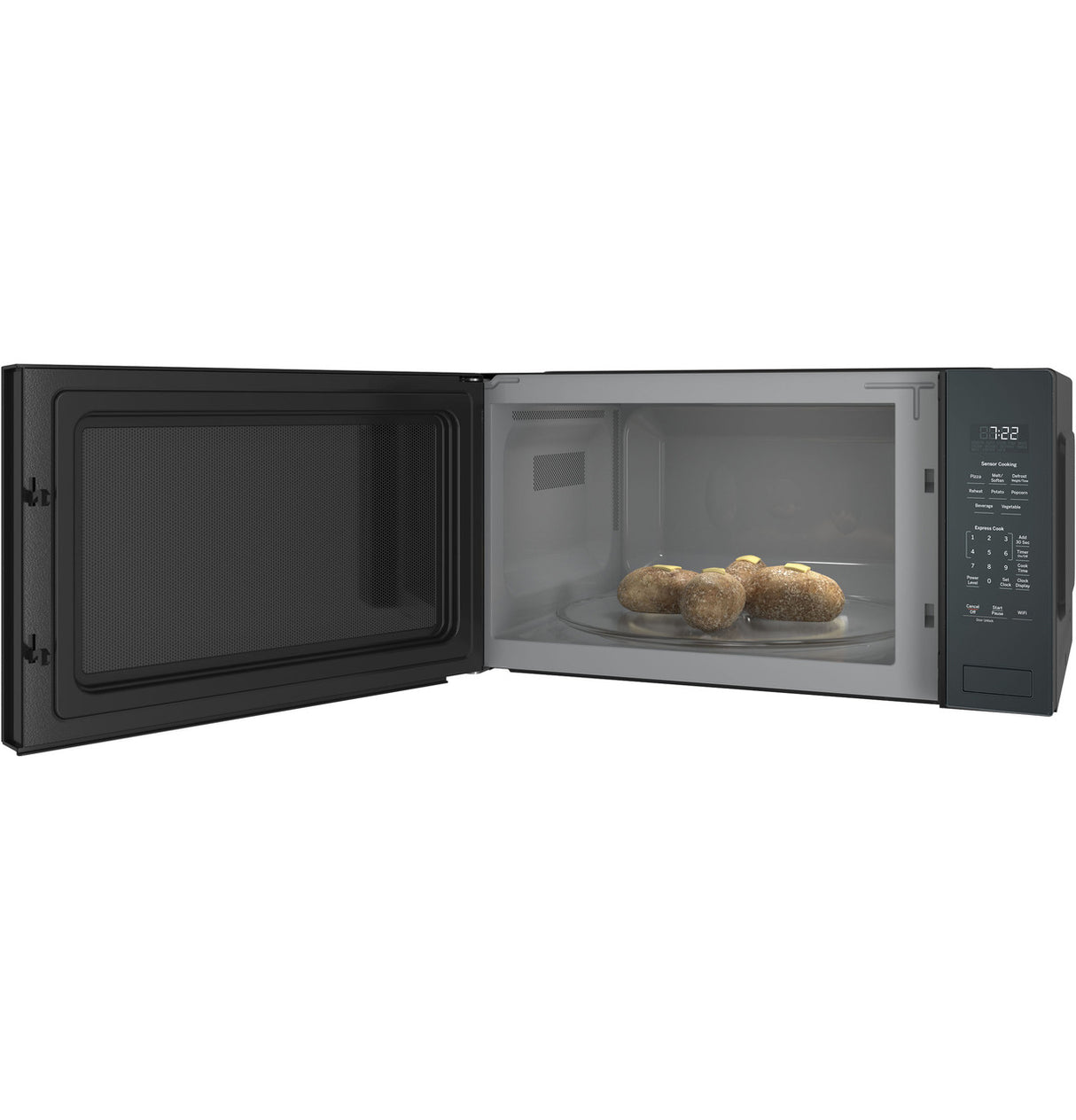 GE Profile PCWK22U1WBB built-in microwave - sensor cooking