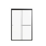 Semi Frameless Double Sliding Shower Door With Tempered Glass