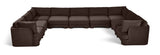 Hammond - Velvet Performance Fabric Upholstered 9 Piece Sectional
