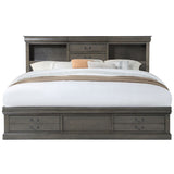 Louis Philippe III - Bed w/Storage