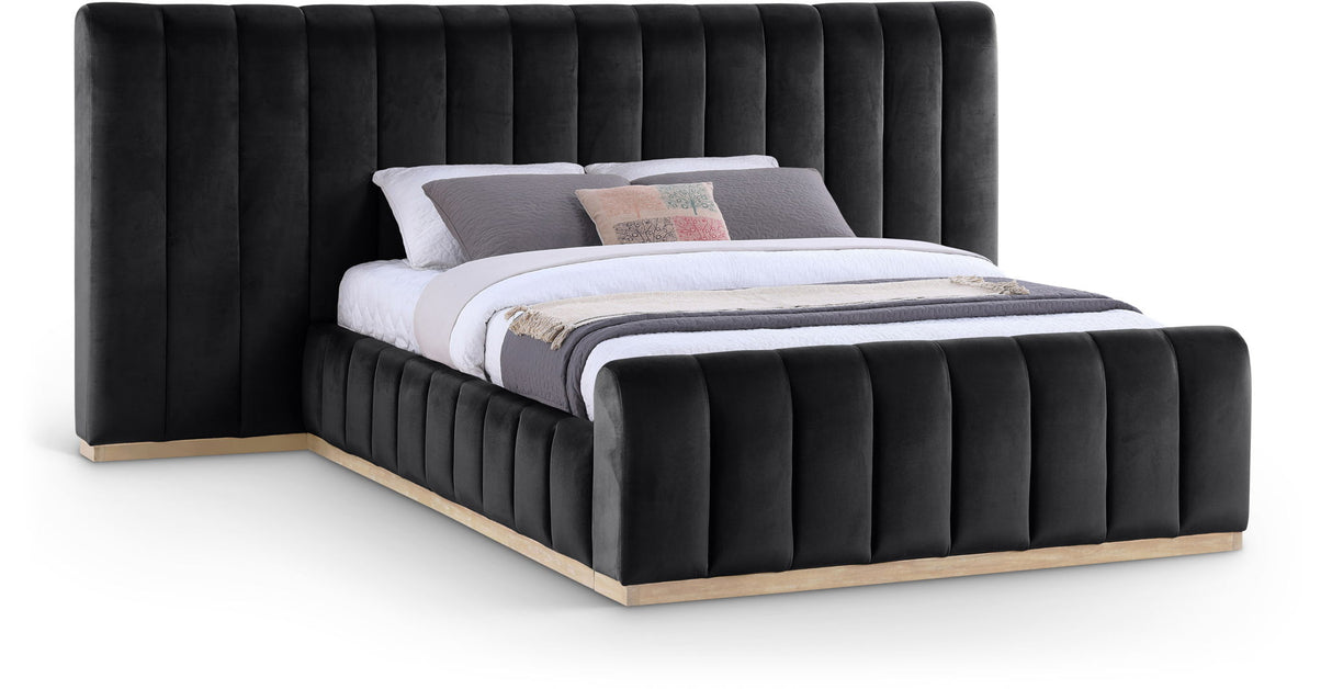 Amara - Velvet Upholstered Bed