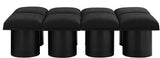 Pavilion - 8 Piece Modular Bench With Black Base