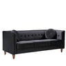 Chesterfield Sofa With Square Arms For Living Room