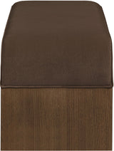 Sable - 52" Velvet Performance Fabric Upholstered Bench