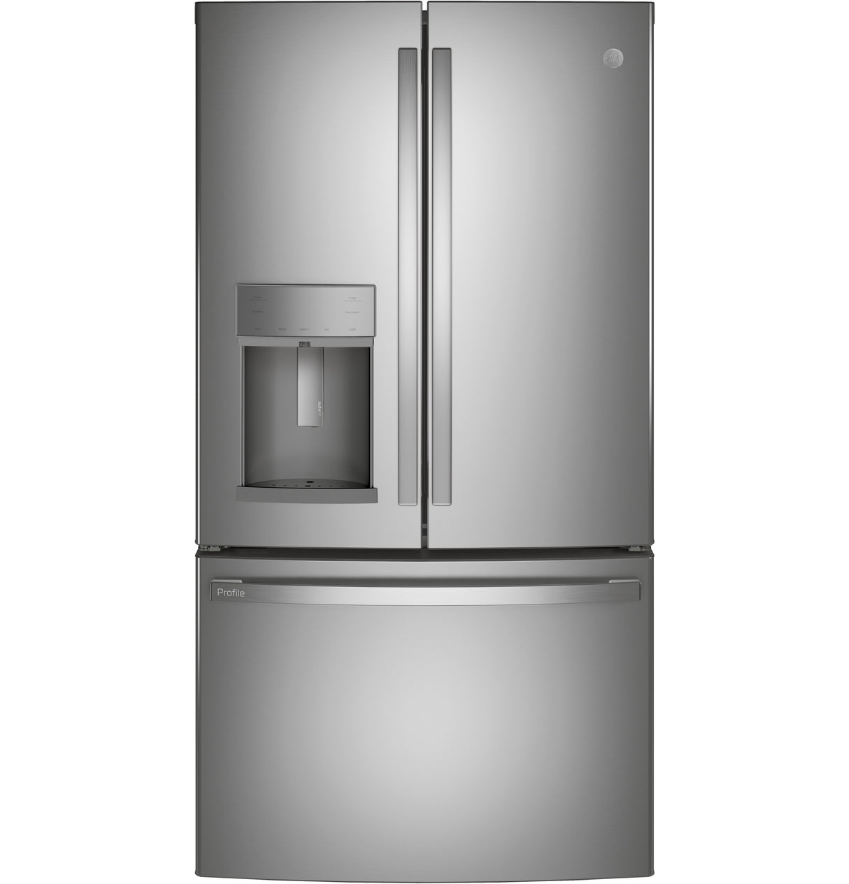 GE Profile(TM) Series ENERGY STAR(R) 27.7 Cu. Ft. Fingerprint Resistant French-Door Refrigerator with Hands-Free AutoFill - (PFE28KYNFS)