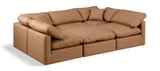 Indulge - Faux Leather 6 Piece Modular Sectional