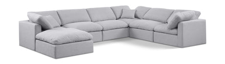 Indulge - Linen 7 Piece Modular Sectional