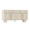 Sideboard Buffet Cabinet With 3 Drawers And 4 Doors For Dining Room