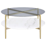Jonelle - Round Glass Top Table