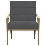 Kirra - Upholstered Metal Arm Accent Chair