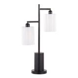 Cannes - Contemporary Table Lamp With Drum Shade
