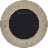 Meadow - Round Jute Rope Framed Mirror