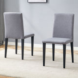 Versatile Dining Chairs With Comfortable Design And Metal Legs