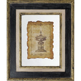 Lucian - Framed Antiqued Sculpture Print