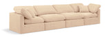 Indulge - Velvet 4 Seat Modular Sofa