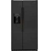 GE GZS22DGJBB - 36 in. 21.9 cu. ft. Counter Depth Side by Side Refrigerator with Ice & Water Dispenser - Black