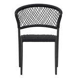Clarke - 3-Piece Outdoor Bar Set - Black