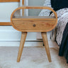 Circular Open Bedside Nightstand