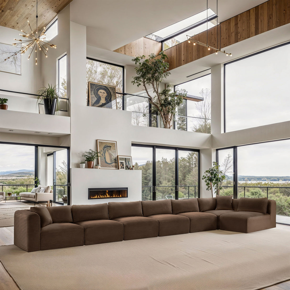 Shaggy - 7 Piece Modular Sectional