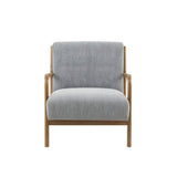 Mid-Century Style Lounge Chair With Upholstered Seat