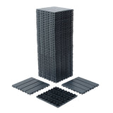 Interlocking Plastic Deck Tiles, Waterproof Outdoor / Indoor Patio Flooring