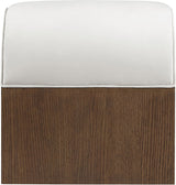 Sable - Velvet Performance Fabric Upholstered Bench