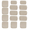 Cushion Covers For 7 Piece Wicker Sectional Sofa, 14 Pack Seat And Back Slipcovers With Zipper