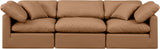 Indulge - Faux Leather 3 Seat Modular Sofa