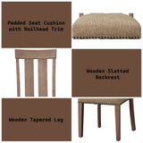 Nathaniel - Side Chair (Set of 2) - Fabric & Maple