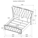 Mika - Bedroom Set With LED Lighting