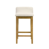 Annikah - Modern Transitional Wood Counter Height Kitchen Bar Stool