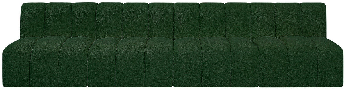 Arc - Boucle Fabric 4 Seats Modular Sofa