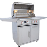 Blaze LTE PRO 32-Inch 4-Burner Propane Gas Grill w/ Digital Temperature Screen & Rear Infrared Burner