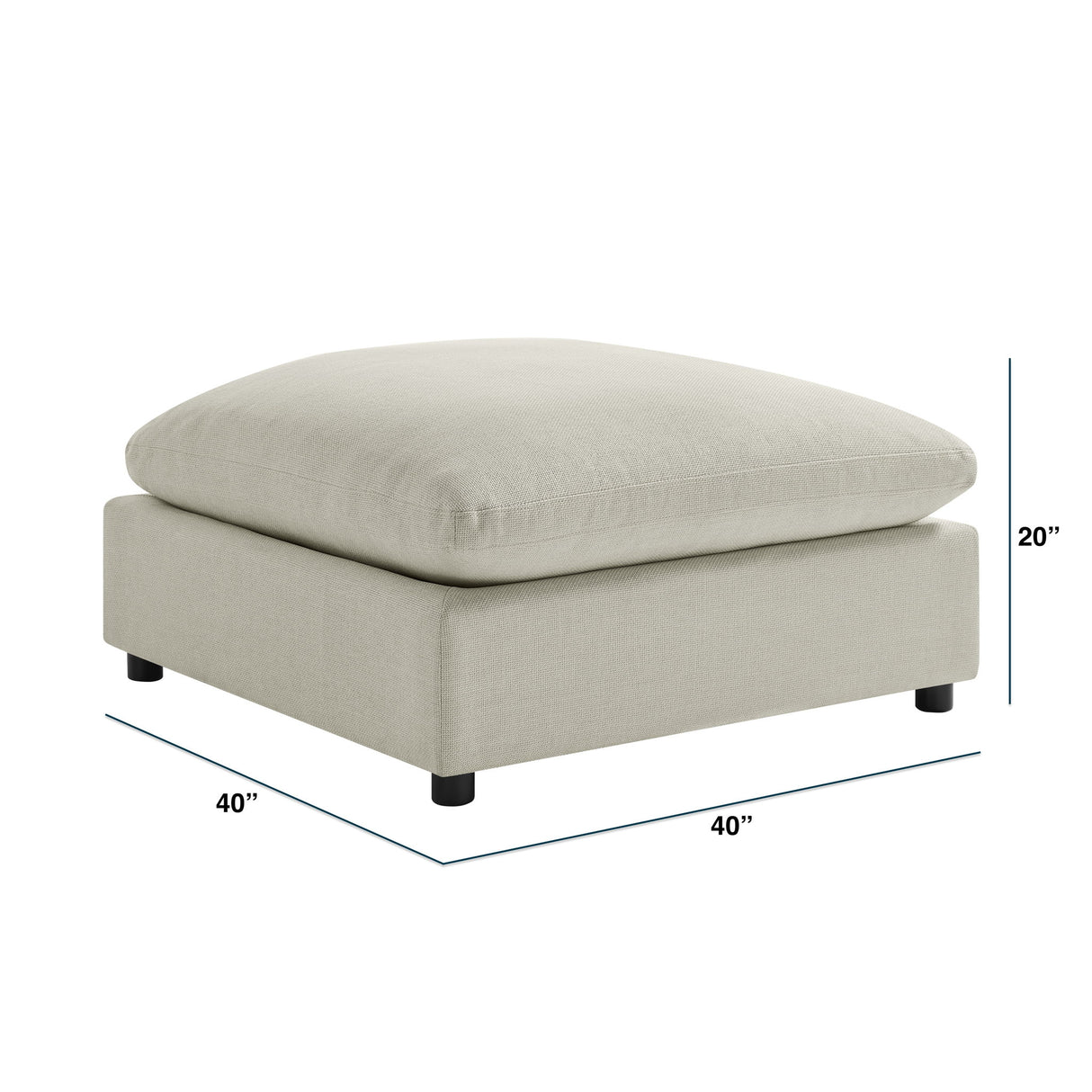 Cassandra - Ottoman With Removable Covers