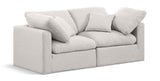 Indulge - Linen 2 Seat Modular Sofa
