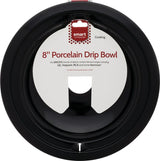 8" Black Porcelain Drip Bowl, Fits Specific - (ML304431002)