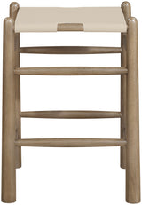 Santos - Backless Counter Stool With Stained Brown Base