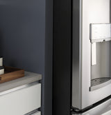 GE Profile(TM) Series ENERGY STAR(R) 27.7 Cu. Ft. Fingerprint Resistant French-Door Refrigerator with Hands-Free AutoFill - (PFE28KYNFS)