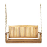 Tambora - Porch Swing Acacia Wood Slat Design