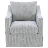 Winter - Upholstered Sloped Arm Accent Swivel Chair